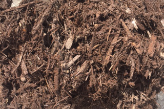 mulch dark-brown